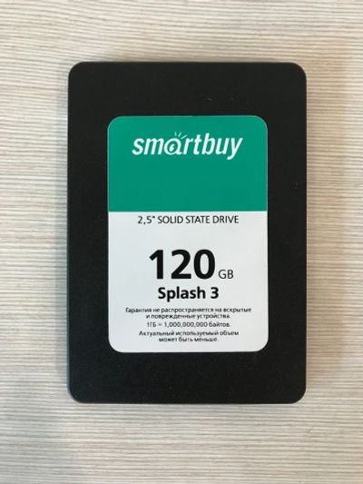Лот: 18164554. Фото: 1. ssd smartbuy 120gb. SSD-накопители