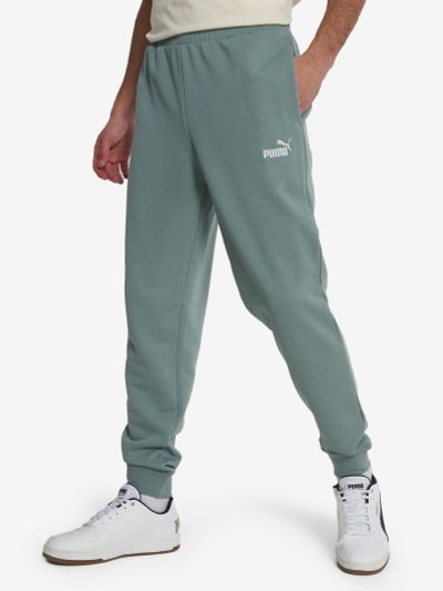 Лот: 25112305. Фото: 1. Брюки мужские PUMA, Зеленый. Спортивные брюки, штаны
