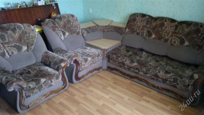 Лот: 2093772. Фото: 1. Мягкий уголок. Кресла, пуфы