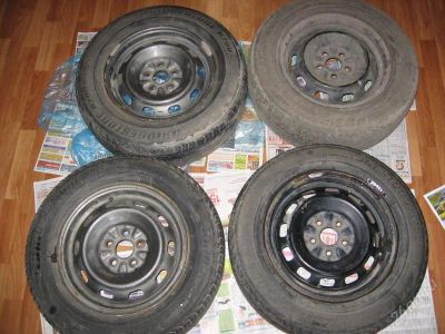 Лот: 1671063. Фото: 1. Bridgestone B700 185/70/r14 5x100. Шины на дисках