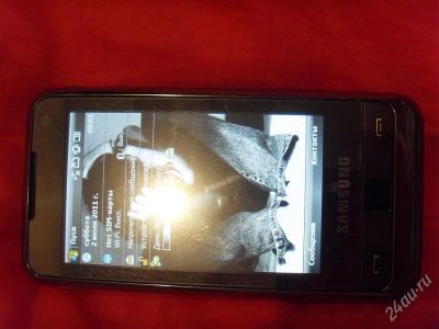Лот: 1048222. Фото: 1. Samsung i900 (полный комплект... Смартфоны