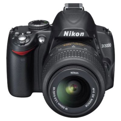 Лот: 3372362. Фото: 1. Nikon D3000 + kit объектив. Цифровые зеркальные