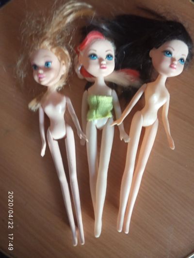 Лот: 15868366. Фото: 1. Три куколки одним лотом. Куклы и аксессуары