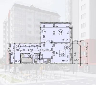 Лот: 21109546. Фото: 1. Продажа Квартира Абакан, Генерала... Квартиры, студии