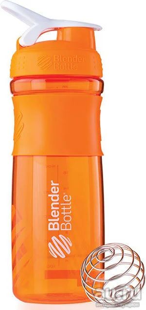 Лот: 9581541. Фото: 1. Шейкер Blender Bottle 700ml оранжевый. Термосы, термокружки, фляжки