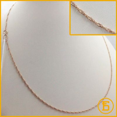 Лот: 9620387. Фото: 1. Золотая цепь 585 пробы. Вес 1... Цепочки