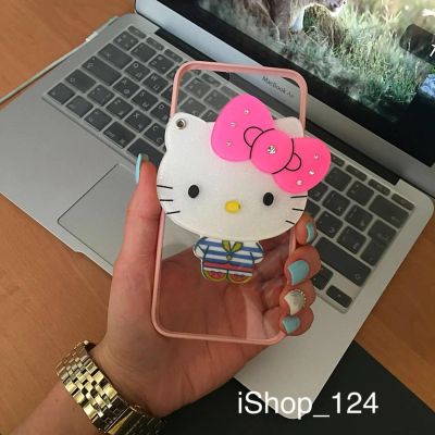 Лот: 6828443. Фото: 1. Чехол с зеркалом HelloKitty для... Чехлы, бамперы