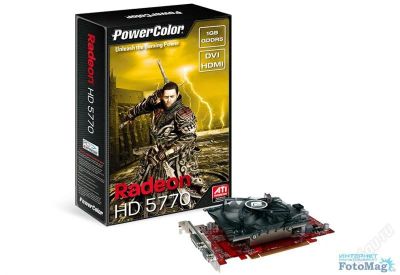 Лот: 2116299. Фото: 1. PowerColor HD 5770. Видеокарты