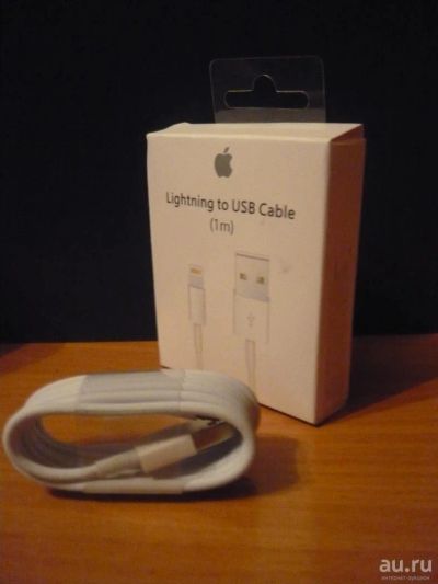 Лот: 8247183. Фото: 1. Kабель зарядки Iphone 5 /5s Оригинал. Дата-кабели, переходники
