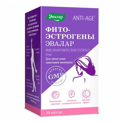 Лот: 24559681. Фото: 1. ФитоЭстрогены капс 0,25г №30 БАД. Лекарства
