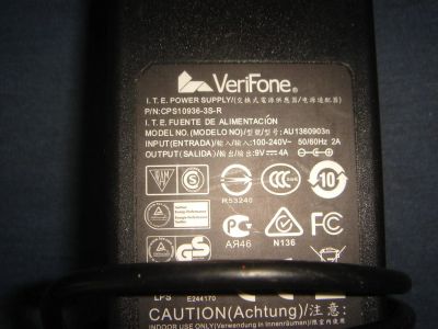 Лот: 10997711. Фото: 1. Зарядное - Блок питания VeriFone... Зарядные устройства, блоки питания для бытовой техники