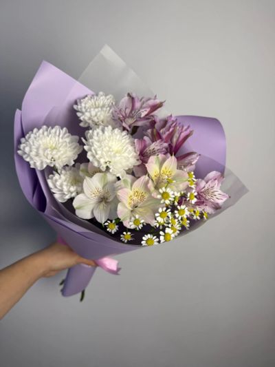 Лот: 25651242. Фото: 1. 3. Букет- комплимент сборный. Свежие цветы