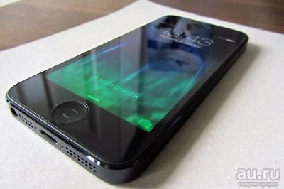 Лот: 8879160. Фото: 1. Iphone 5 черный.16gb.состояние... Смартфоны