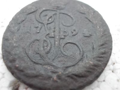Лот: 14775172. Фото: 1. Очень редкая копейка 1794 года... Россия до 1917 года