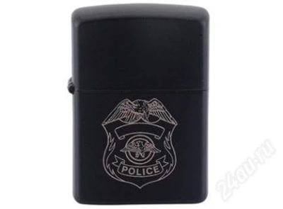 Лот: 2540333. Фото: 1. Zippo Police !Exclusive! [original... Другое (сувениры, подарки)