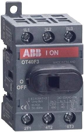 Лот: 8026803. Фото: 1. Выключатель нагрузки ABB OT40F3... Автоматы, пакетники, предохранители