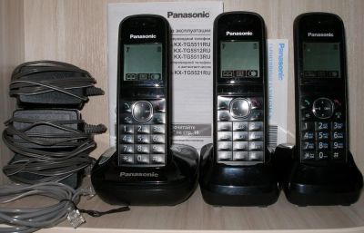 Лот: 3733776. Фото: 1. Радиотелефон Panasonic KX-TG5513... DECT и радиотелефоны