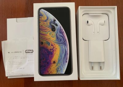 Лот: 17267901. Фото: 1. iPhone XS 64 gb silver (Ростест... Смартфоны