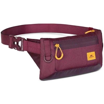 Лот: 25395798. Фото: 1. Сумка на пояс RIVACASE 5311 Burgundy... Чемоданы и сумки дорожные