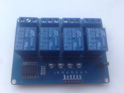 Лот: 9256607. Фото: 1. Модуль 4 реле Arduino. Микроконтроллеры