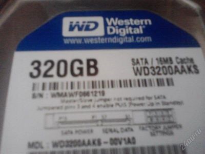 Лот: 1370074. Фото: 1. HDD 320 Gb. Жёсткие диски (HDD)