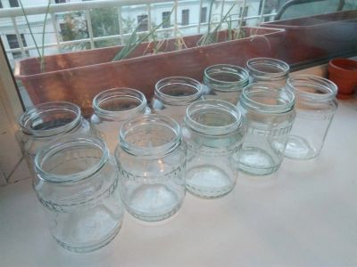 Лот: 10058633. Фото: 1. Банки 0,75 (+ крышки и щетка... Контейнеры, банки