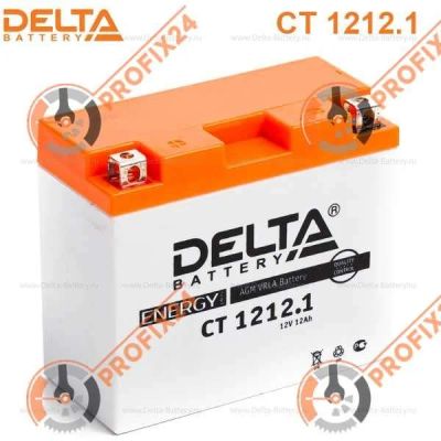 Лот: 14326642. Фото: 1. Аккумулятор DELTA CT 1212.1/YT12B-BS... Аккумуляторы
