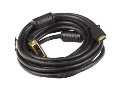 Лот: 4810526. Фото: 1. Кабель HDMI-DVI 3м Telecom - позолоченные... Шлейфы, кабели, переходники