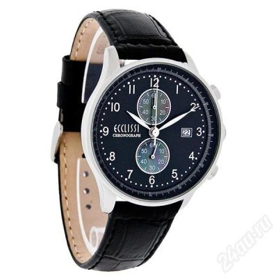 Лот: 595223. Фото: 1. ECCLISSI MENS QUARTZ CHRONOGRAPH... Красноярск