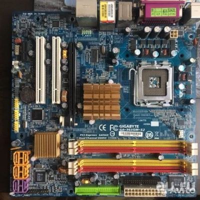 Лот: 14451628. Фото: 1. (215) GigaByte GA-965GM-S2 + Core2Duo... Комплекты запчастей