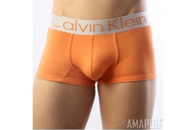 Лот: 7957864. Фото: 1. Трусы Calvin Klein мужские (оранжевые... Нижнее бельё, плавки, шорты для плавания