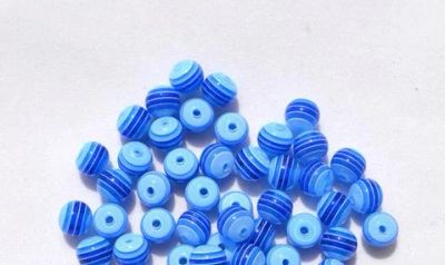 Лот: 10372197. Фото: 1. Бусины акриловые "Полоска", 8... Бижутерия ручной работы
