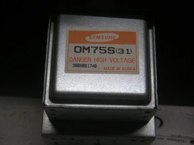 Лот: 25272594. Фото: 1. Магнетрон Samsung ОМ75S(31) Корея... Запчасти для микроволновок, мини-печей