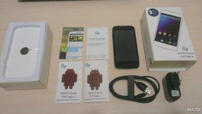 Лот: 8712724. Фото: 1. Смартфон Fly IQ4413 Quad EVO Chic... Смартфоны