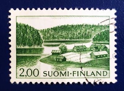 Лот: 20581438. Фото: 1. Финляндия 1964 Ландшафт SW-595. Марки