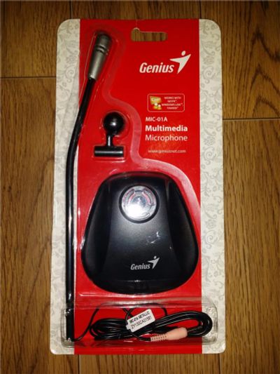 Лот: 7329803. Фото: 1. Микрофон Genius mic-01a. Акустические системы