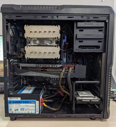 Лот: 19842087. Фото: 1. Мощный ПК Ryzen 7 3700x/asus x370-pro... Компьютеры в сборе