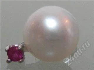 Лот: 51311. Фото: 1. золотые серьги с жемчугом!. Серьги, каффы