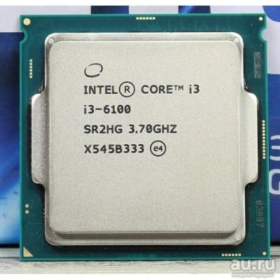 Лот: 9981466. Фото: 1. Процессор Intel® Core™ i3-6100... Процессоры