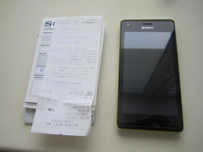 Лот: 11079289. Фото: 1. Смартфон Sony Xperia M с документами... Подарки на 8 марта