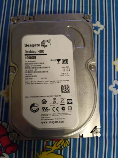 Лот: 8850972. Фото: 1. Seagate 1Tb hdd desctop. Жёсткие диски (HDD)