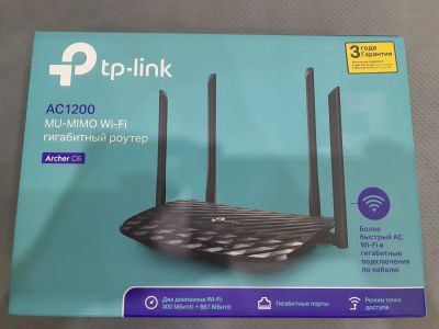 Лот: 16735566. Фото: 1. Wi-fi Роутер tp-link Archer C6. Маршрутизаторы (роутеры)