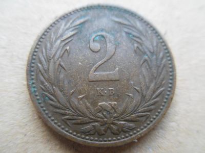 Лот: 6717581. Фото: 1. Венгрия 2 филлера 1915. Европа