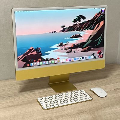 Лот: 19178805. Фото: 1. Моноблок Apple iMac 24 дюйма... Моноблоки