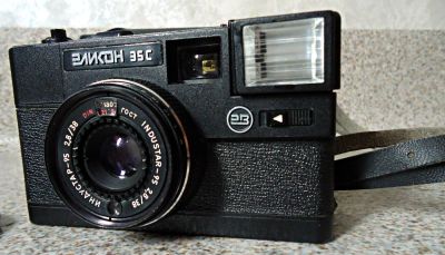 Лот: 6025617. Фото: 1. Фотоаппарат Эликон-35С. Плёночные дальномерные, шкальные