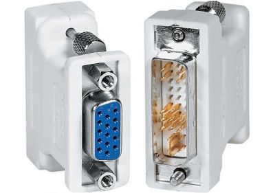 Лот: 3689185. Фото: 1. Переходник DVI - VGA. Шлейфы, кабели, переходники