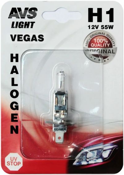Лот: 20584323. Фото: 1. Галогенная лампа AVS Vegas в блистере... Оптика и освещение