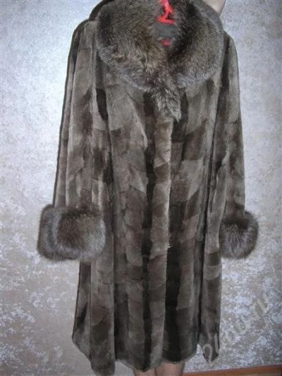 Лот: 475900. Фото: 1. Шуба из стриженного бобра р.46-50. Верхняя одежда