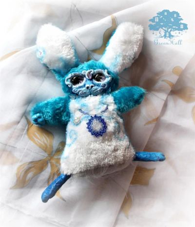 Лот: 3922261. Фото: 1. Сказочный зайчик. Авторские куклы, игрушки, поделки