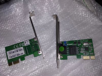 Лот: 16455306. Фото: 1. Сетевой адаптер PCI-E Gigabit... Сетевые карты